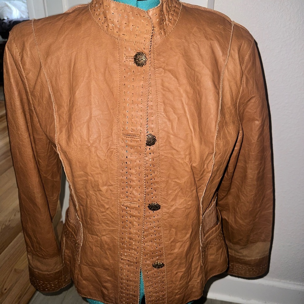 Leather jacket